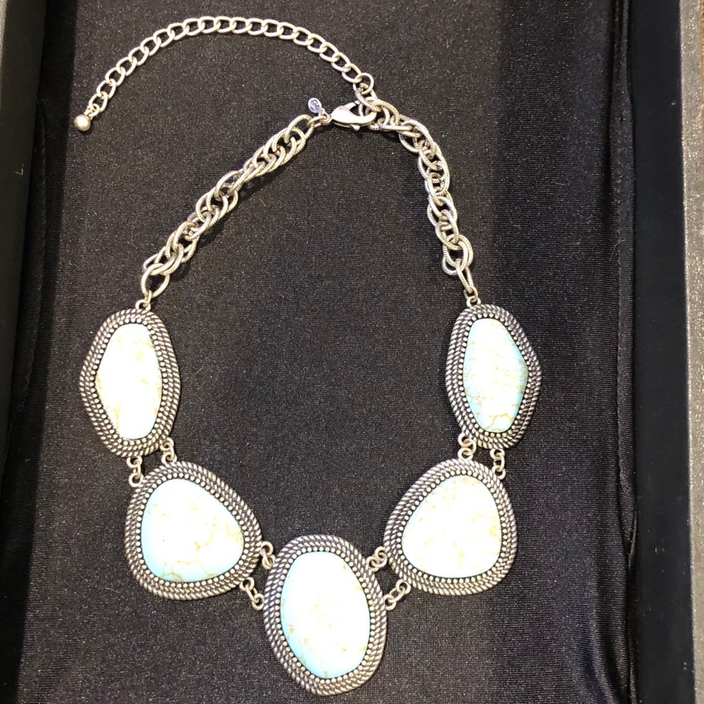 Premier Designs Turquoise Stone Necklace